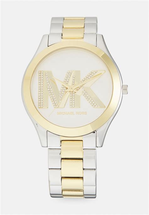 michael kors runway uhr silber|michael kors slim runway.